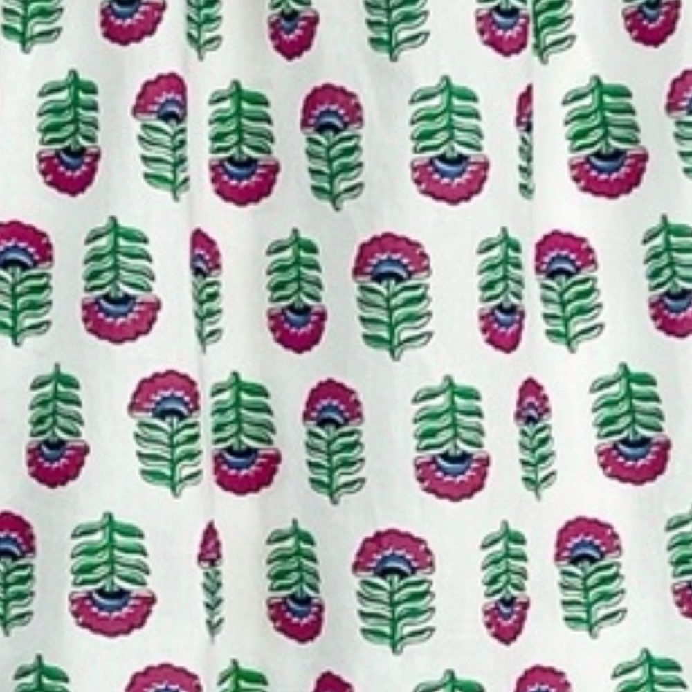 J. Crew White Floral Cotton Dress Size 12 NWT - Picture 9 of 10